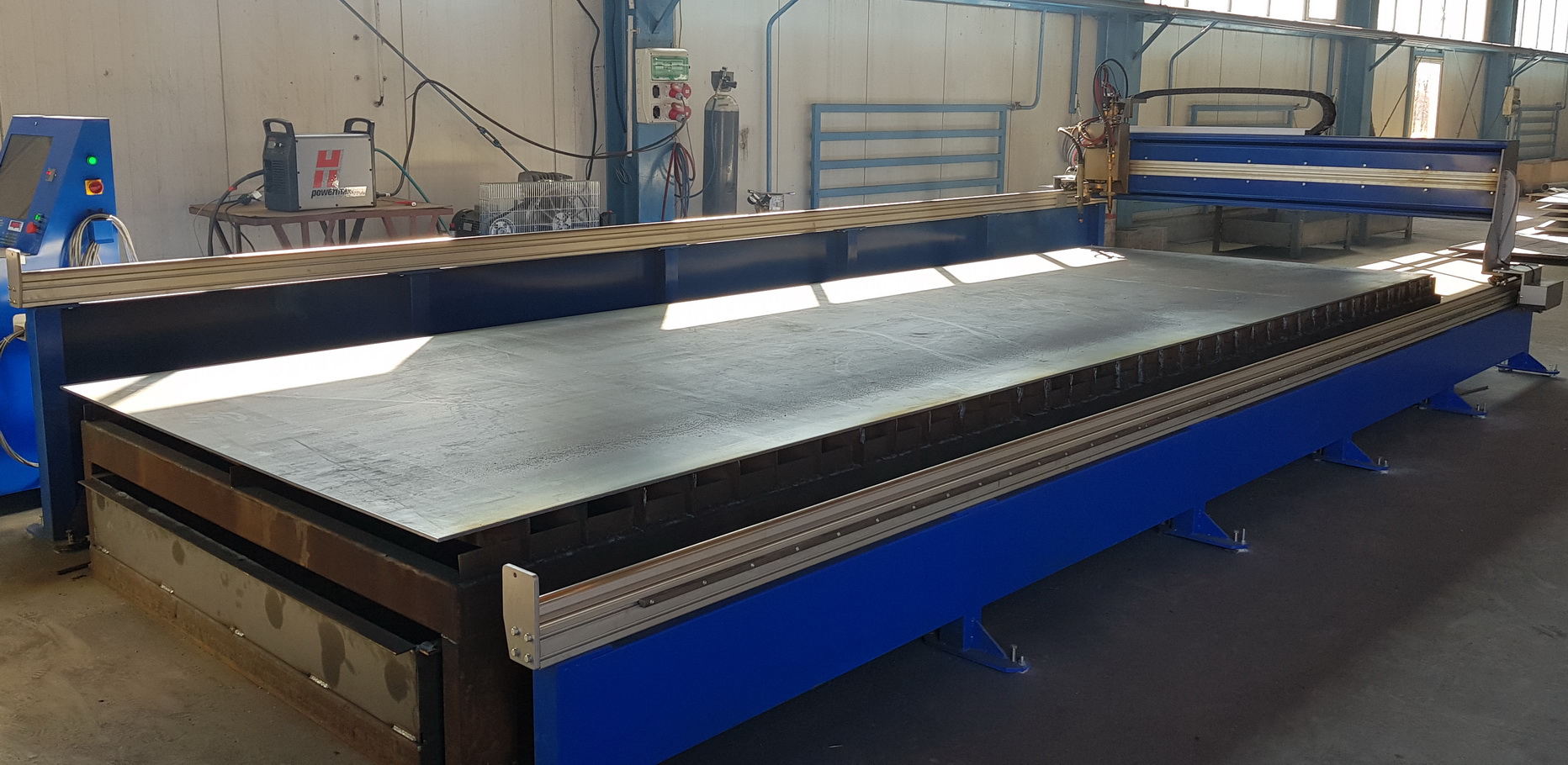 CNC gép referenciák 30 L6020 Hypertherm Plazma