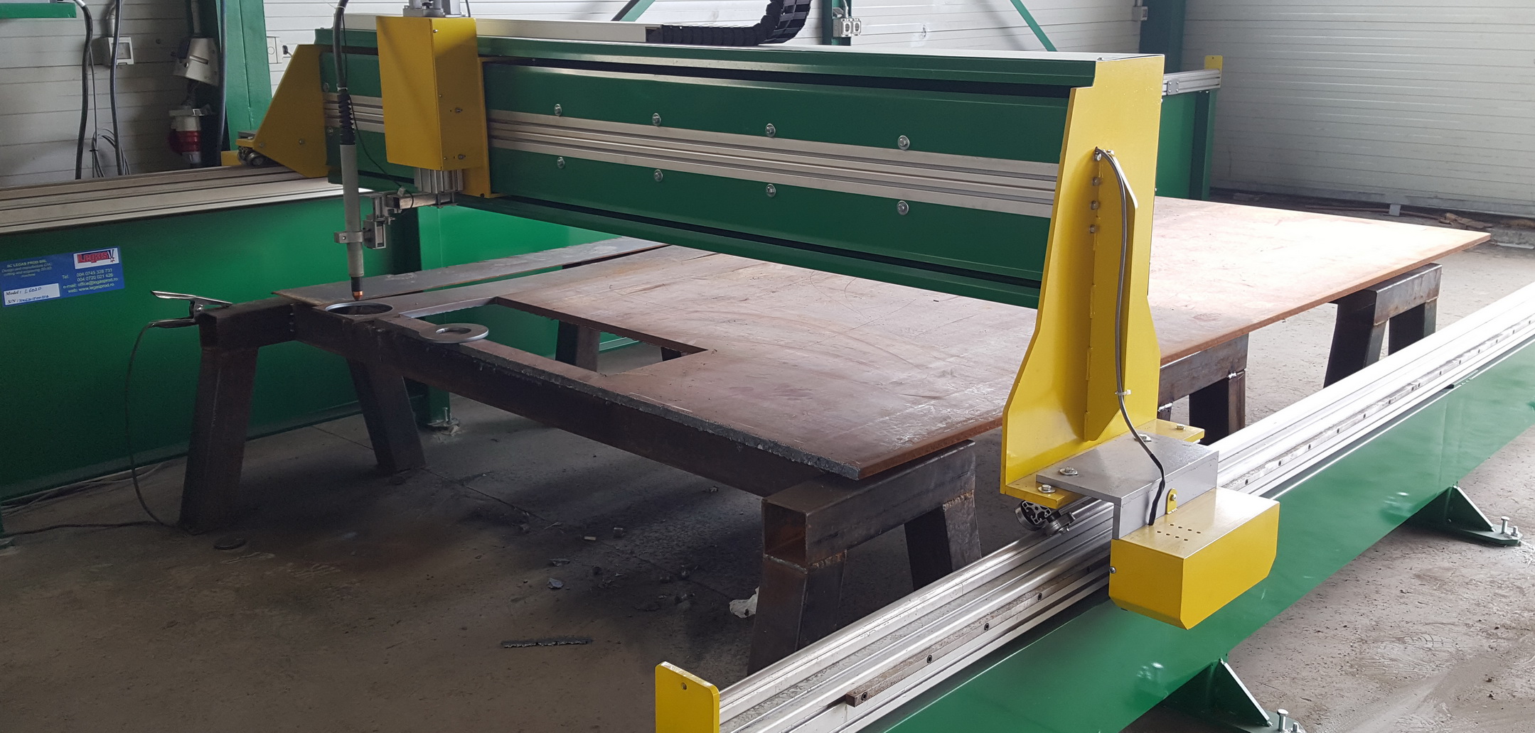 CNC gép referenciák 22 L6020 Hypertherm Plazmavago